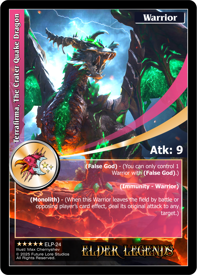 Terrafirma, The Crater Quake Dragon (Exalted) ELP-24