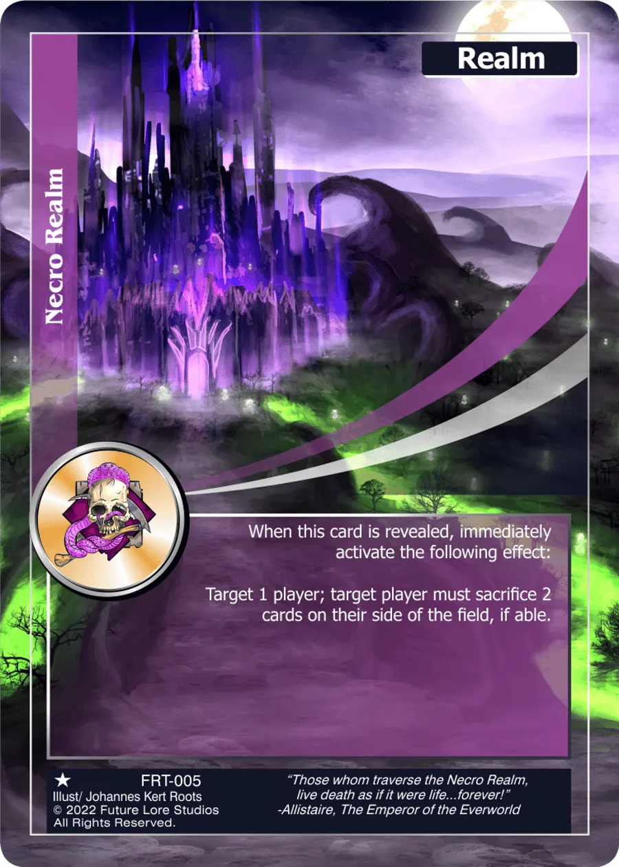 Veil Of Death // Necro Realm (Common) FRT-005
