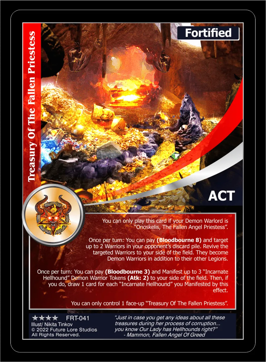 Treasury Of The Fallen Priestess (Renown) FRT-041