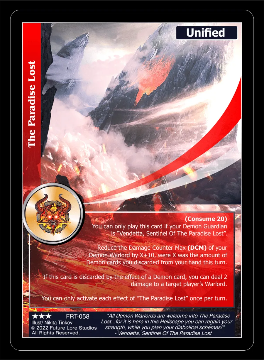 The Paradise Lost (Rare) FRT-058
