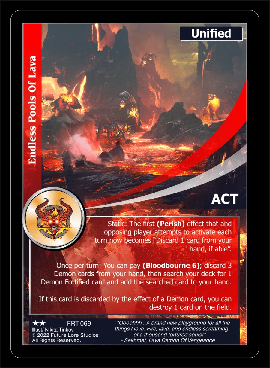 Endless Pools Of Lava (Uncommon) FRT-069