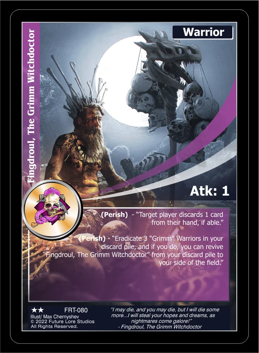 Fingdroul, The Grimm Witchdoctor (Uncommon) FRT-080