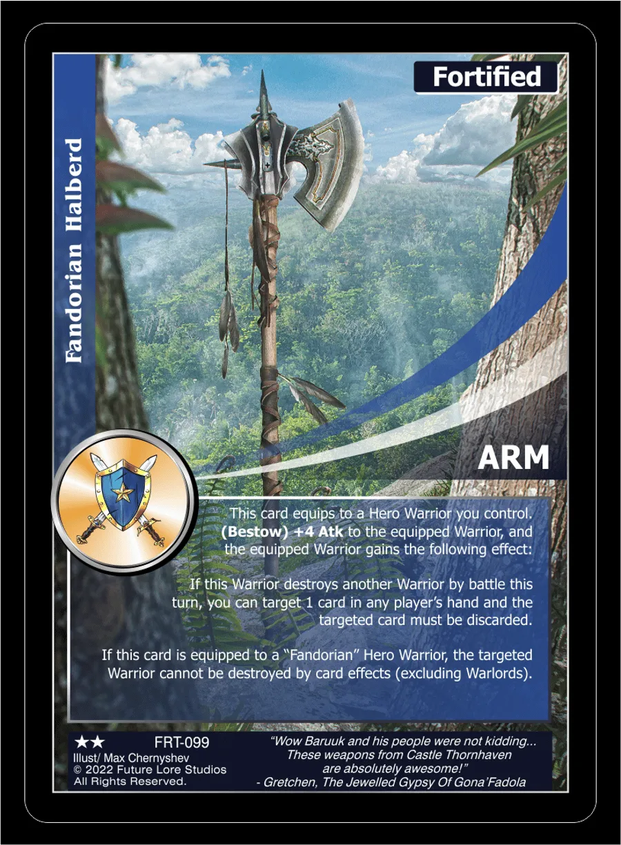 Fandorian Halberd (Uncommon) FRT-099