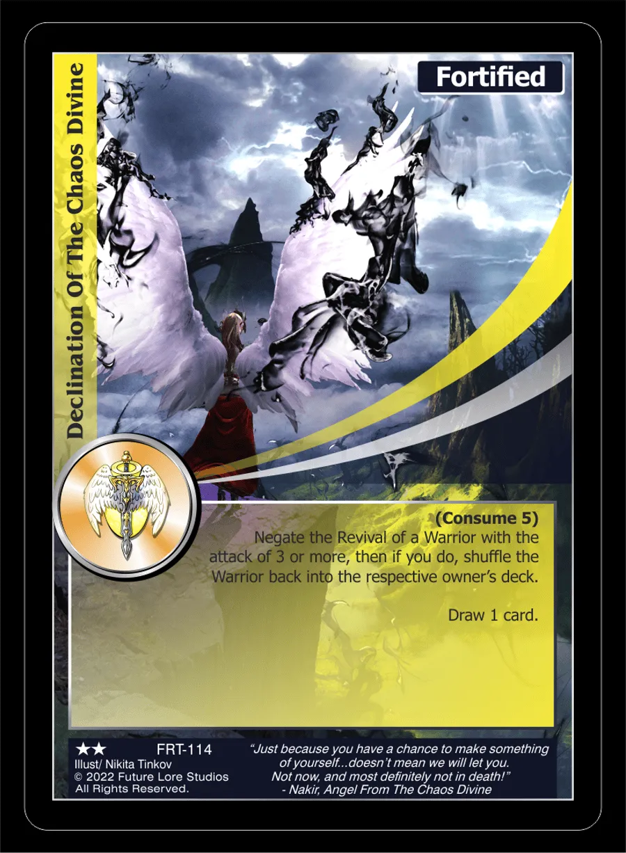 Declination Of The Chaos Divine (Uncommon) FRT-114