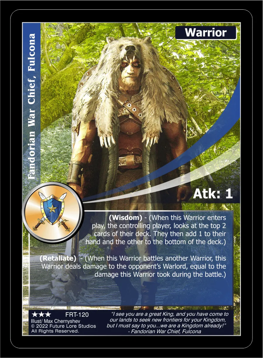 Fandorian War Chief, Fulcona (Rare) FRT-120