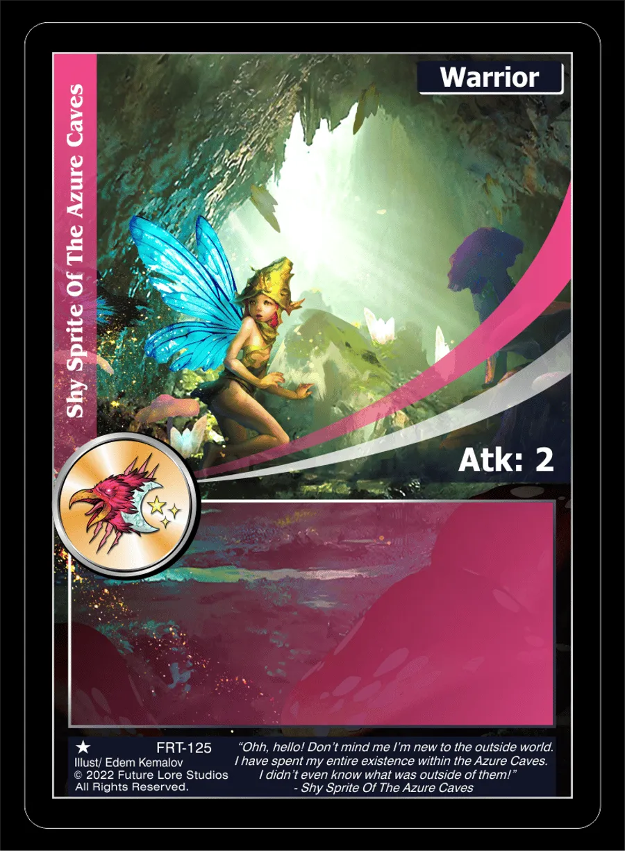 Shy Sprite Of The Azure Caves (Common) FRT-125