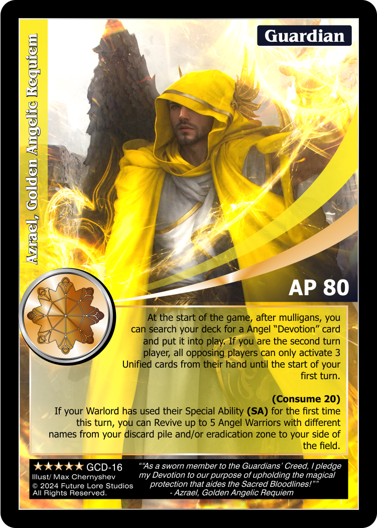 Azrael, Golden Angelic Requiem (Exalted) GCD-16