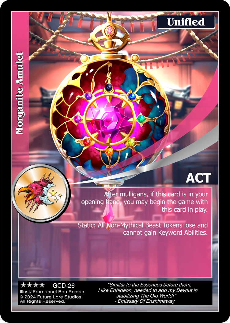 Morganite Amulet (Renown) GCD-26