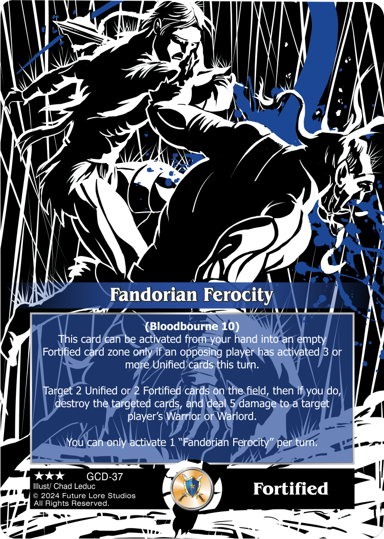 Fandorian Ferocity (Rare) GCD-37