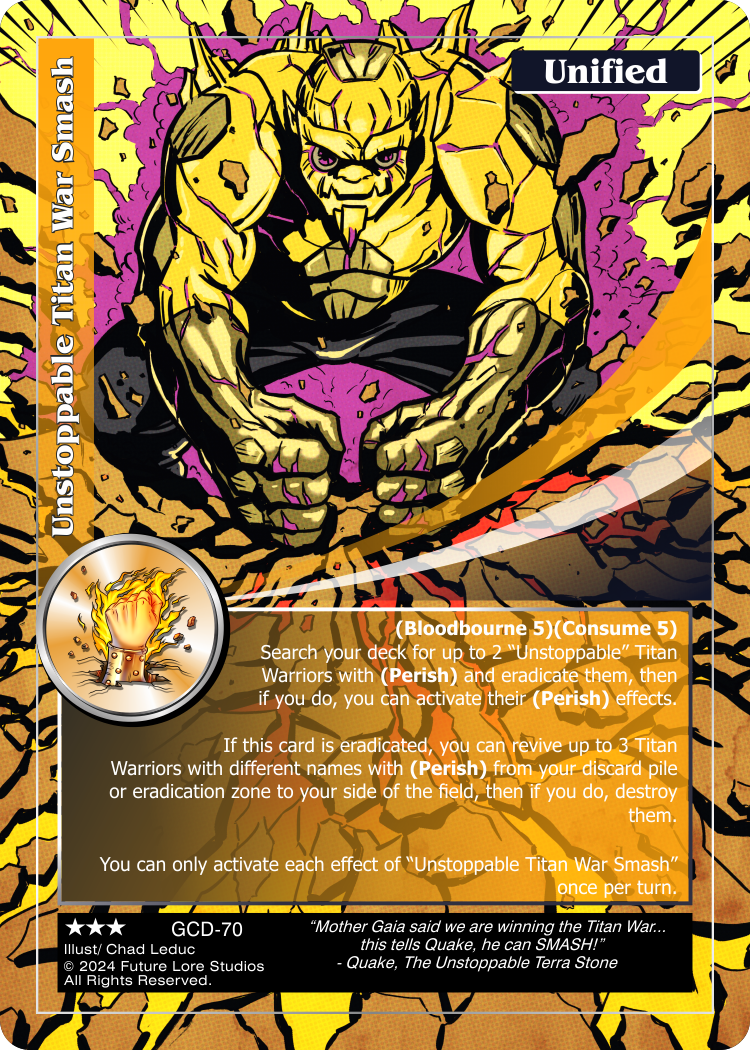 Unstoppable Titan War Smash (Rare) GCD-70