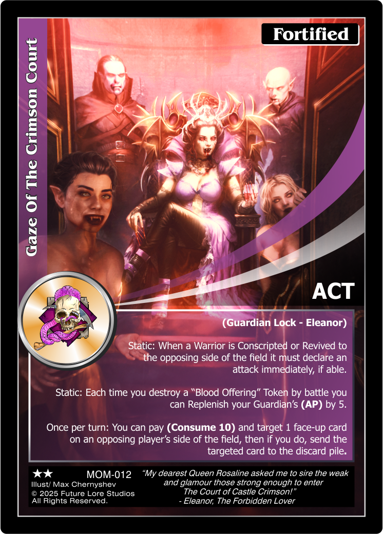 Gaze Of The Crimson Court (Uncommon) MOM-012