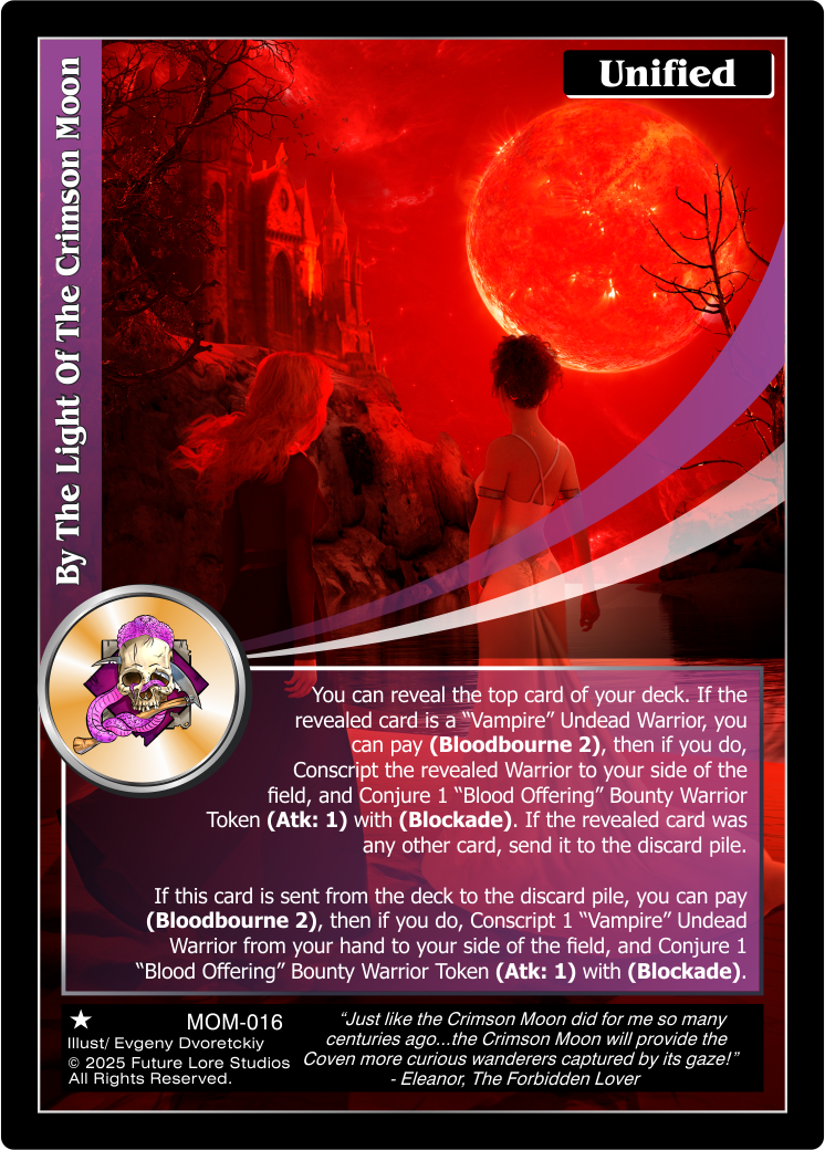 By The Light Of The Crimson Moon (Common) MOM-016