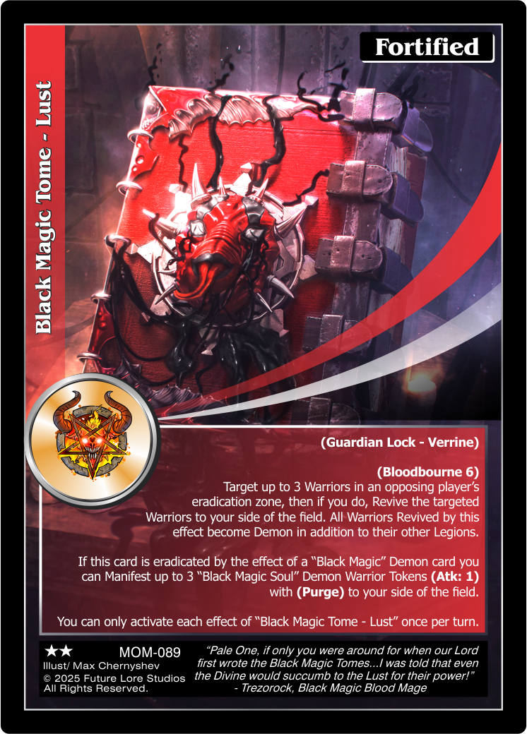 Black Magic Tome - Lust (Uncommon) MOM-089