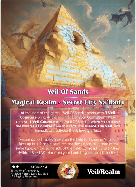 Veil Of Sands // Magical Realm - Secret City Sa'Hada (Uncommon) MOM-119