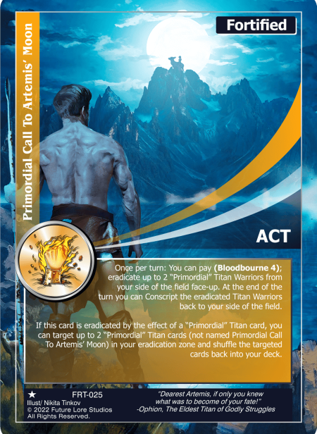 Primordial Call To Artemis' Moon (Common) FRT-025