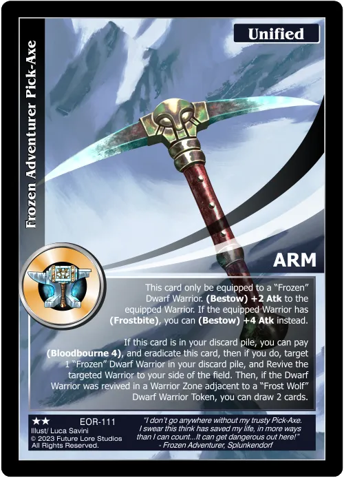 Frozen Adventurer Pick-Axe (Uncommon) EOR-111