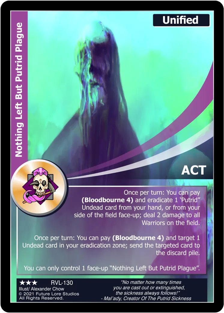 Nothing Left But Putrid Plague (Rare) RVL-130