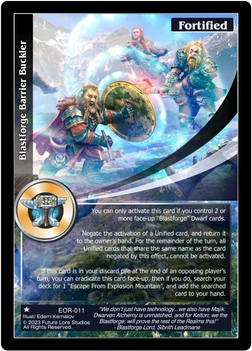 Blastforge Barrier Buckler (Common) EOR-011