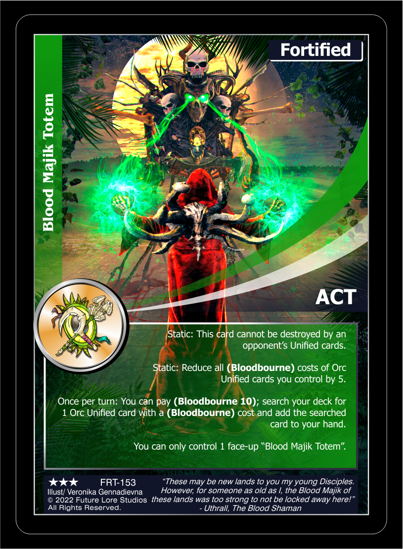 Blood Majik Totem (Rare) FRT-153