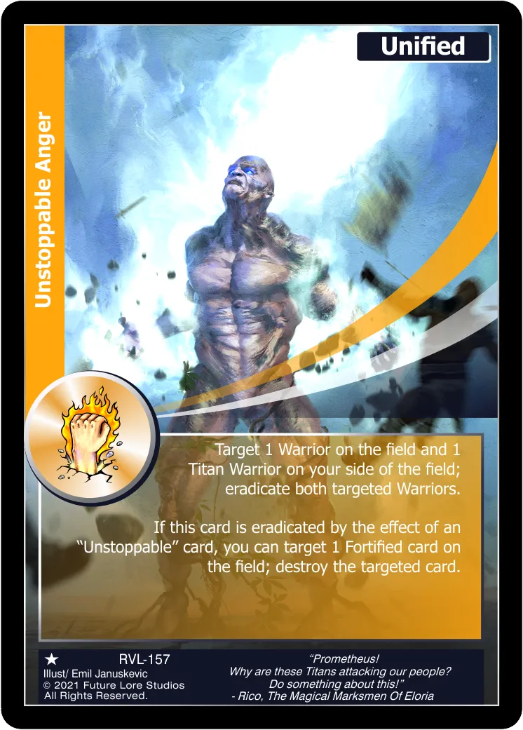 Unstoppable Anger (Common) RVL-157