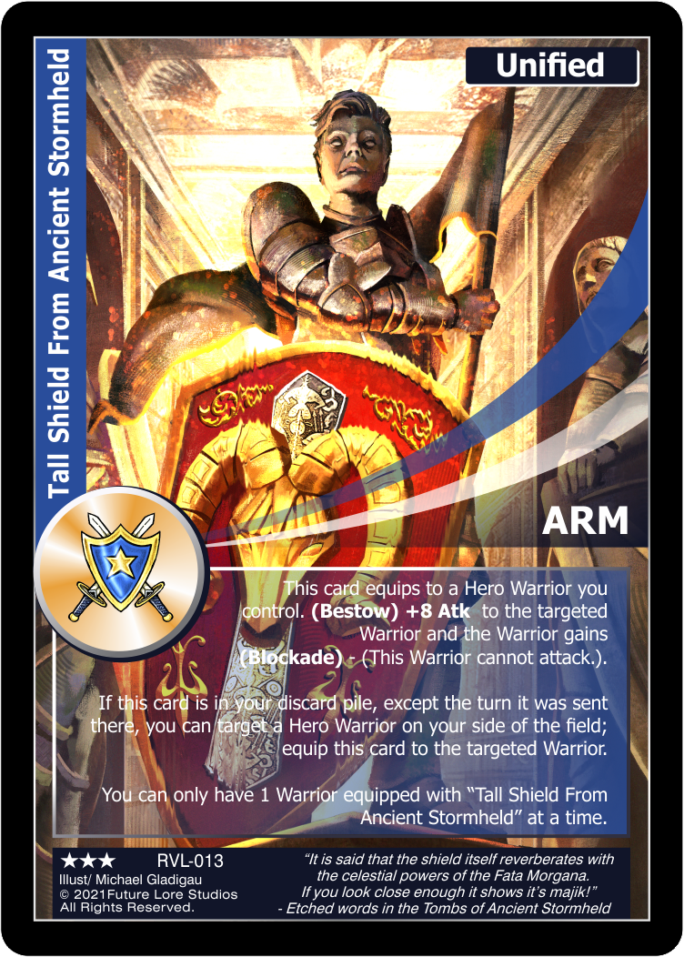 Tall Shield From Ancient Stormheld (Rare) RVL-013