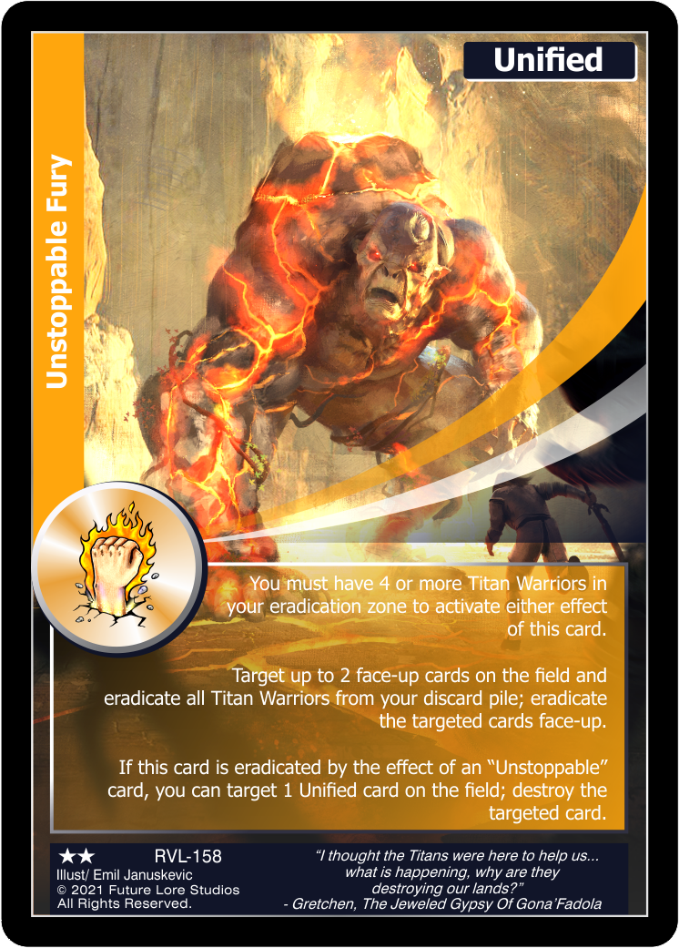 Unstoppable Fury (Uncommon) RVL-158