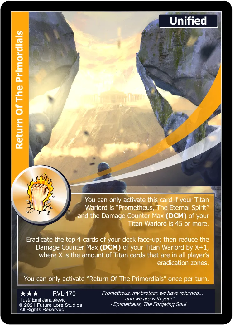 Return Of The Primordials (Rare) RVL-170