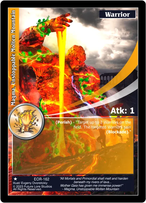 Magma, Unstopable Molten Mountain (Common) EOR-162