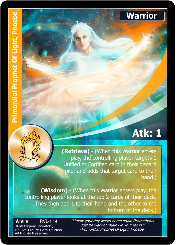 Primordial Prophet Of Light, Phoebe (Rare) RVL-179