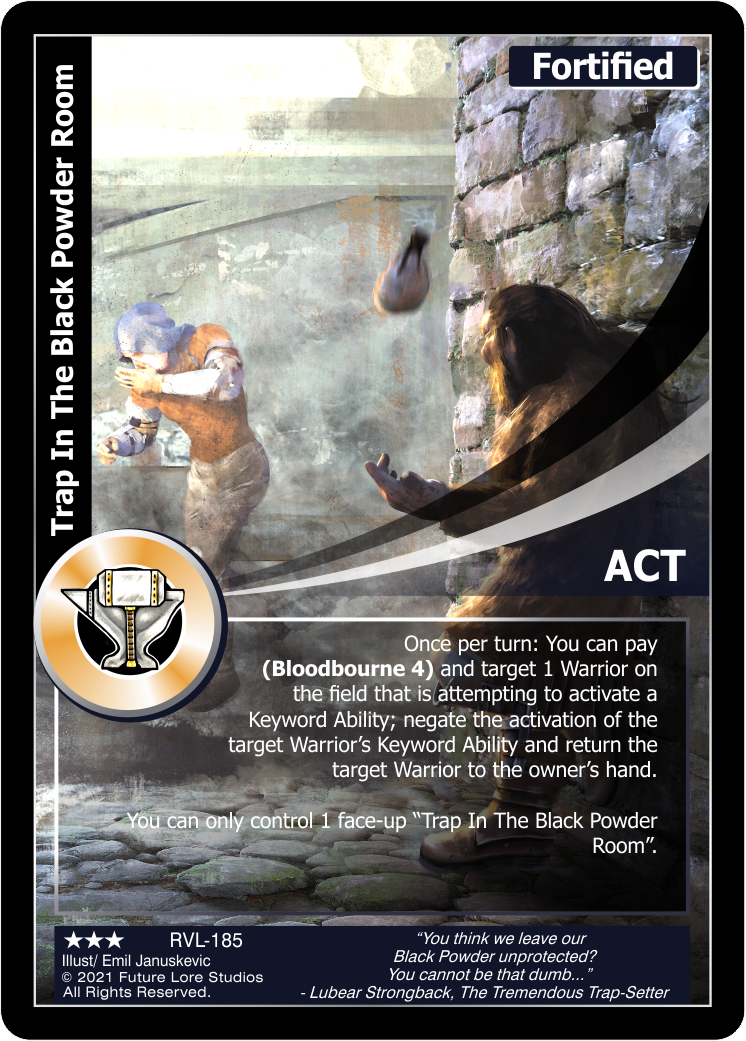 Trap In The Black Powder Room (Rare) RVL-185