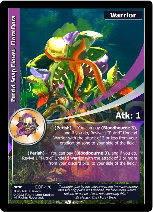 Putrid Snap Flower, Flora'Dora (Uncommon) EOR-170