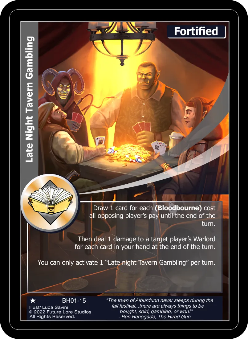 Late Night Tavern Gambling (Common) BH01-15