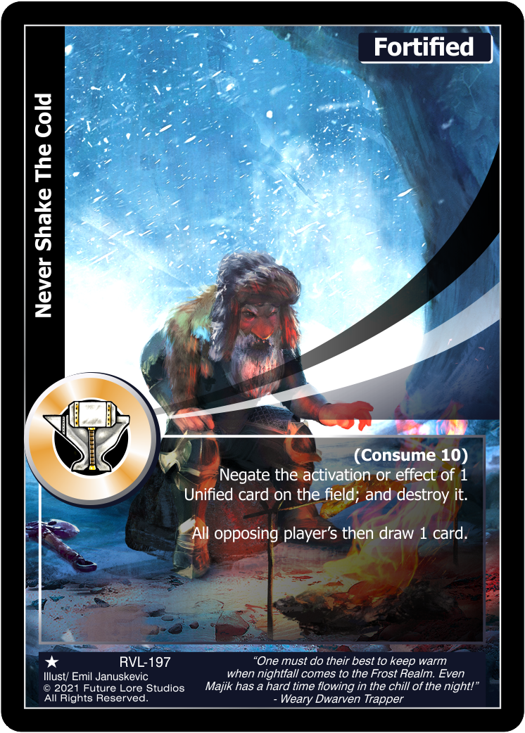 Never Shake The Cold (Common) RVL-197