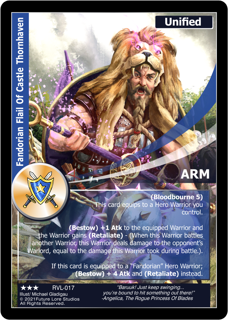 Fandorian Flail Of Castle Thornhaven (Rare) RVL-017