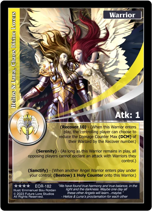 Helios & Luna, Chaos Divine Lovers (Renown) EOR-182