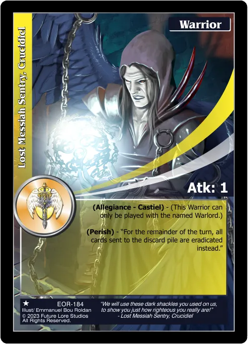 Lost Messiah Sentry, Crucidiel (Common) EOR-184