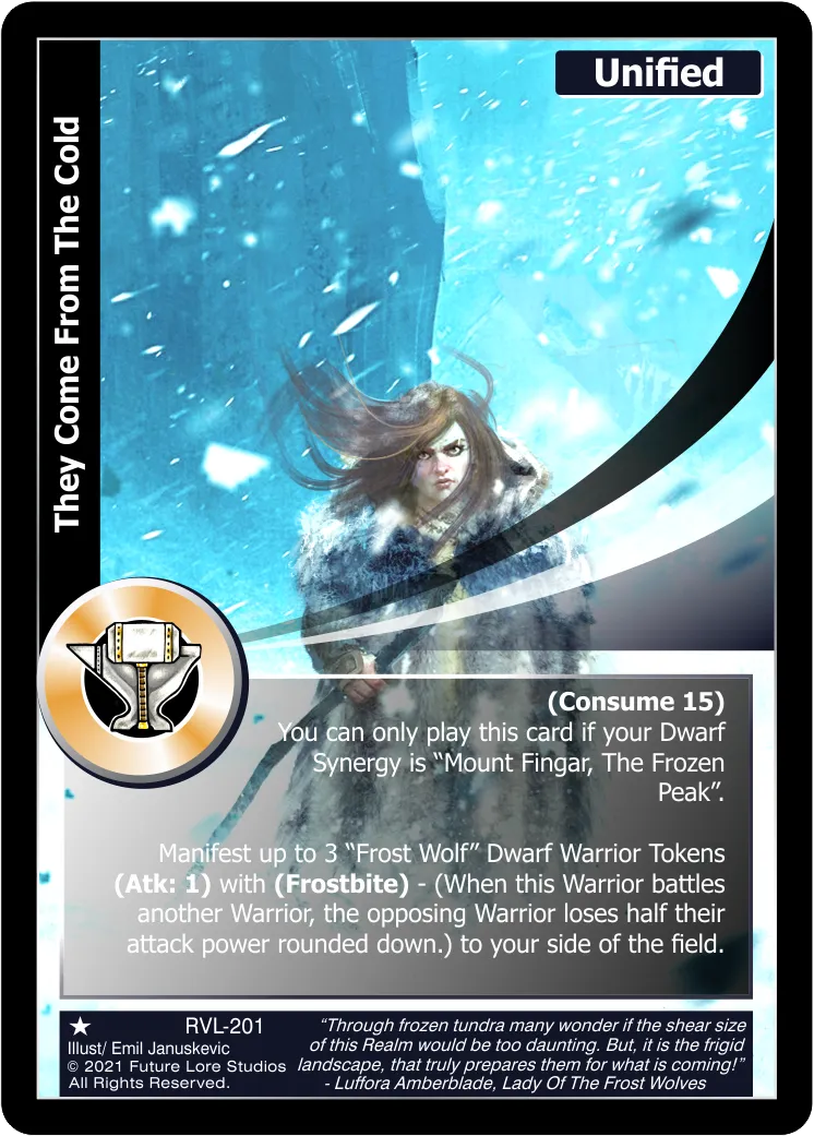They Come From The Cold (Common) RVL-201