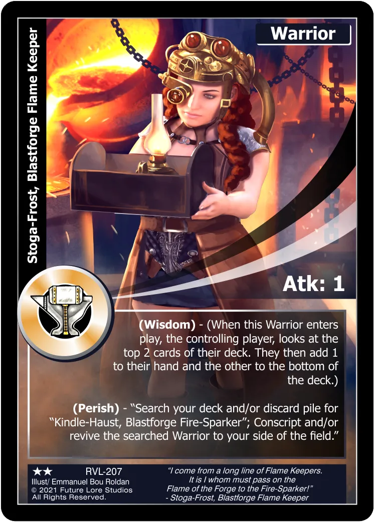 Stoga-Frost, Blastforge Flame Keeper (Uncommon) RVL-207