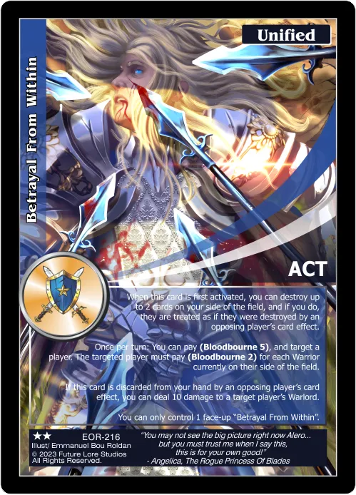 Betrayal From Within (Uncommon) EOR-216