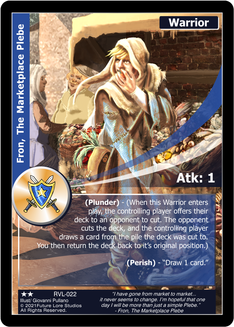 Fron The Marketplace Plebe (Uncommon) RVL-022