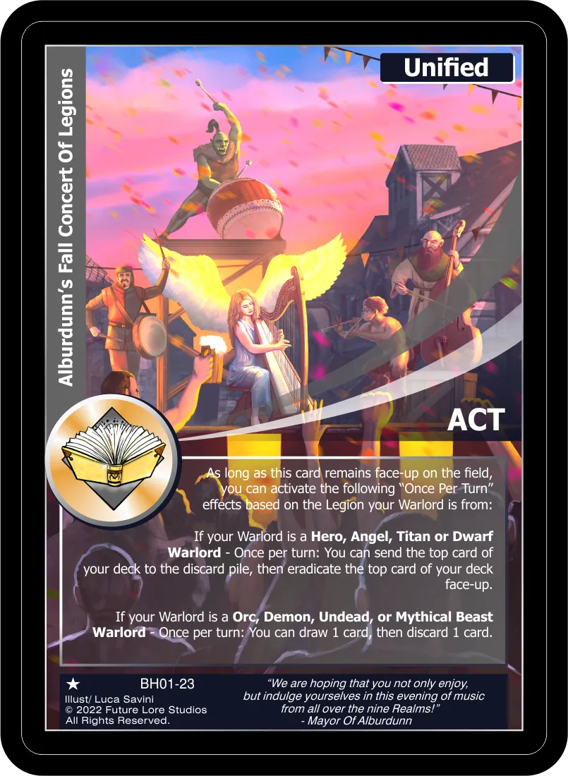 Alburdunn's Fall Concert Of Legions (Common) BH01-23