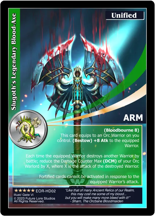 Slugoth's Legendary Blood-Axe (Exalted) EOR-HD02
