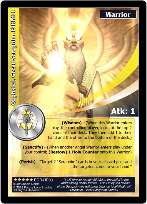 Qaphsiel, Great Seraphim Faithful (Exalted) EOR-HD03