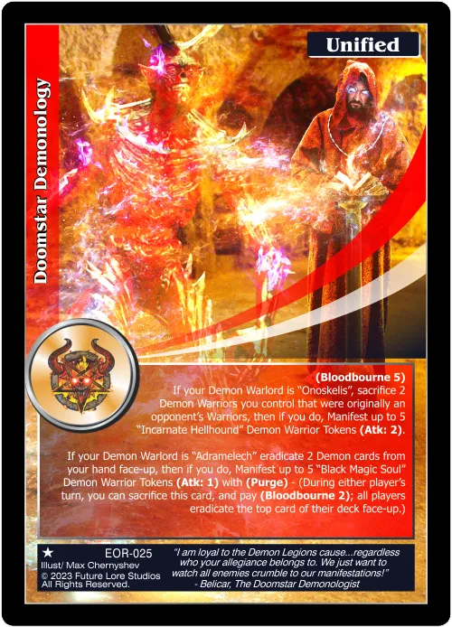 Doomstar Demonology (Common) EOR-025