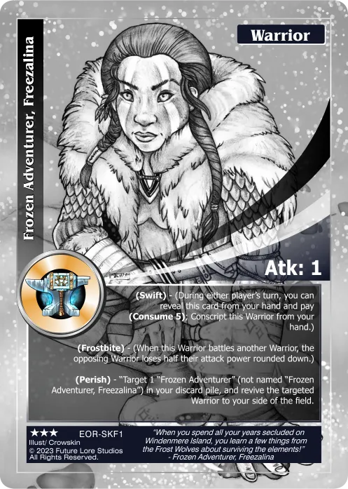 Frozen Adventurer, Freezalina (Rare) EOR-SKF1