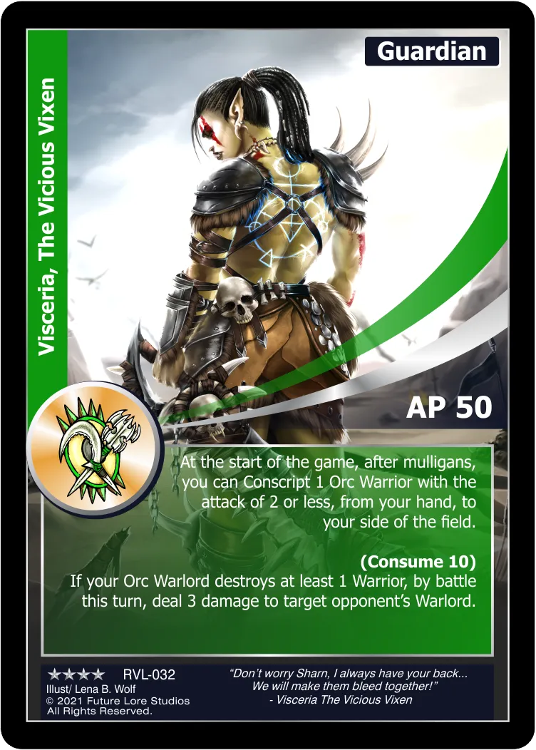 Visceria, The Vicious Vixen (Renown) RVL-032