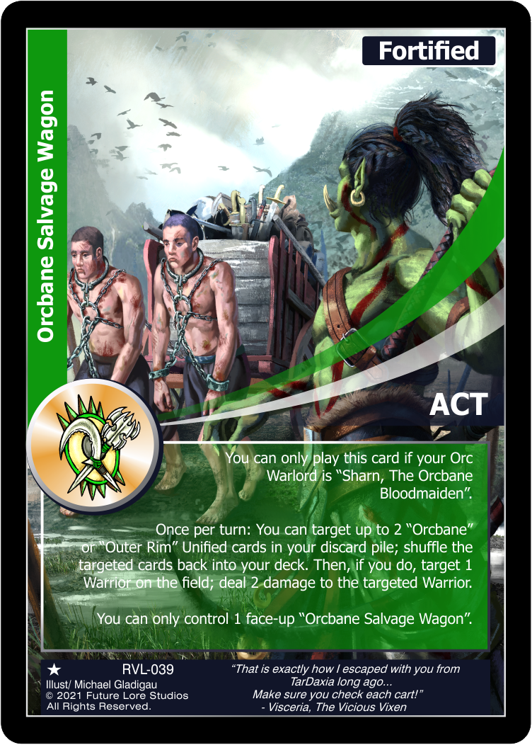 Orcbane Salvage Wagon (Common) RVL-039