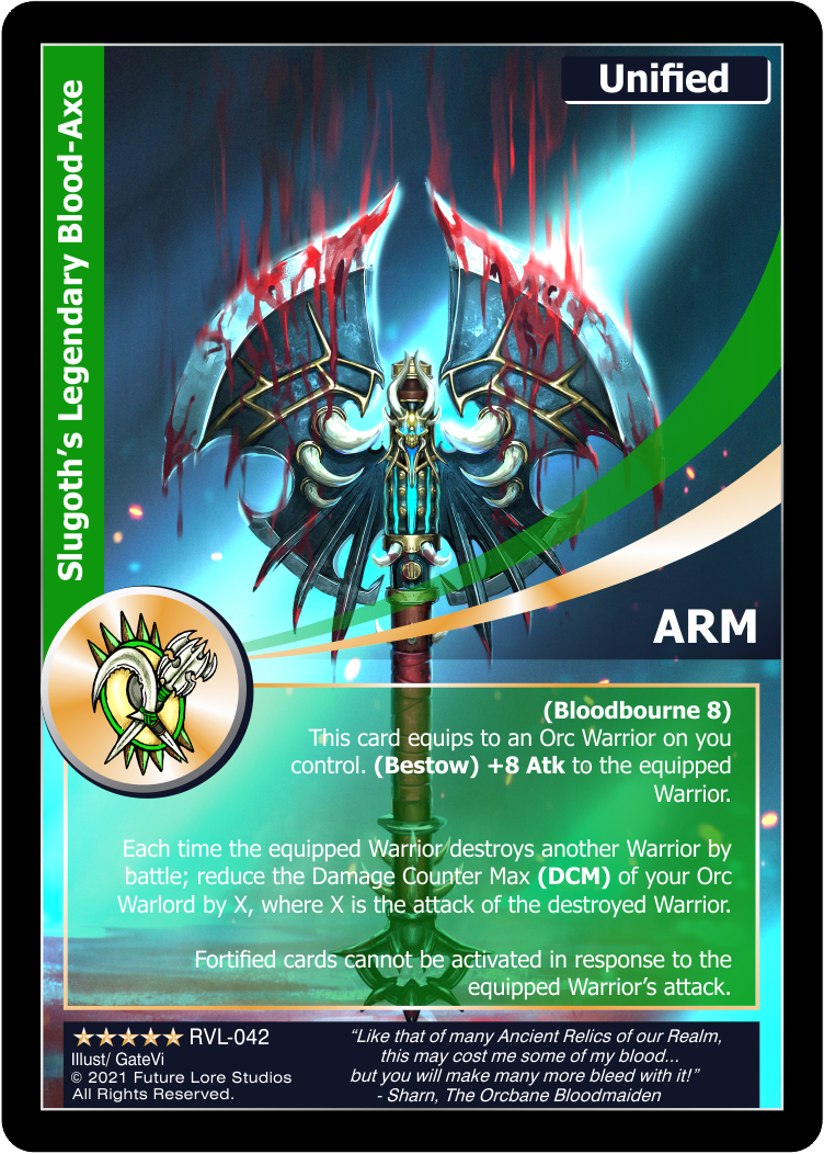 Slugoth's Legendary Blood-Axe (Exalted) RVL-042