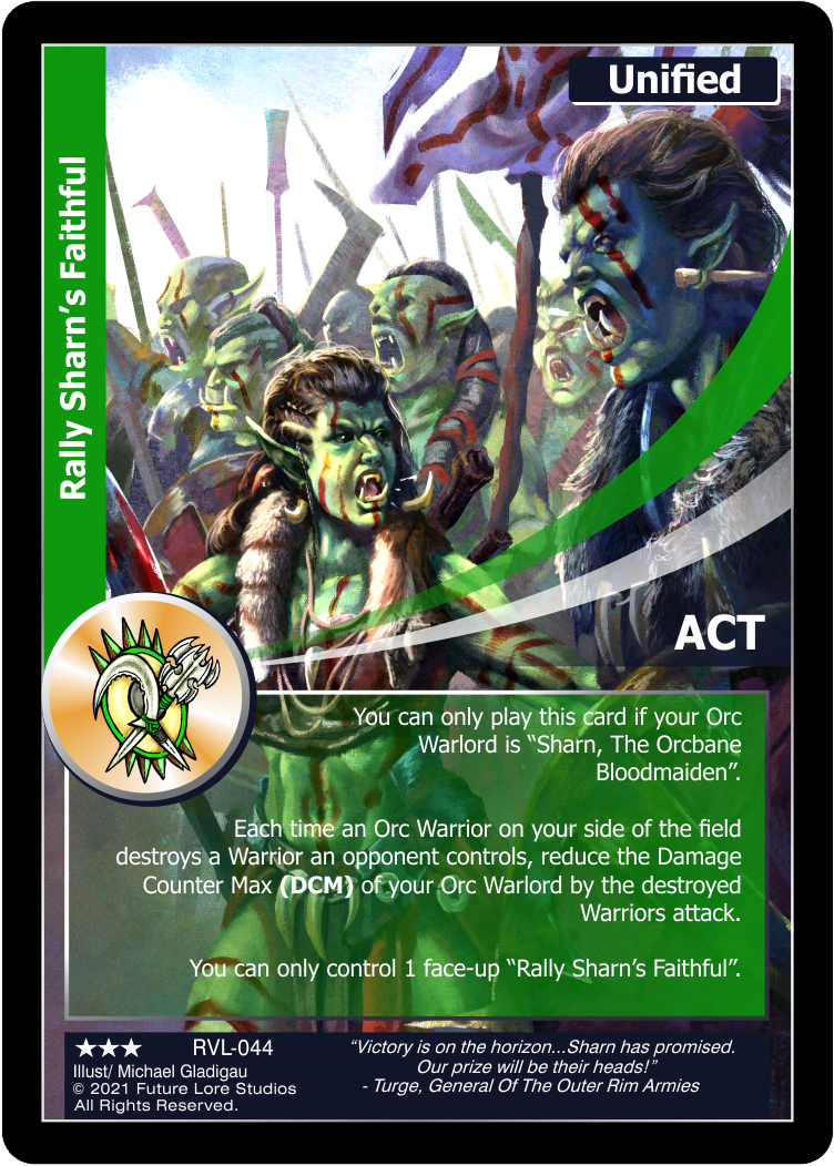 Rally Sharn's Faithful (Rare) RVL-044