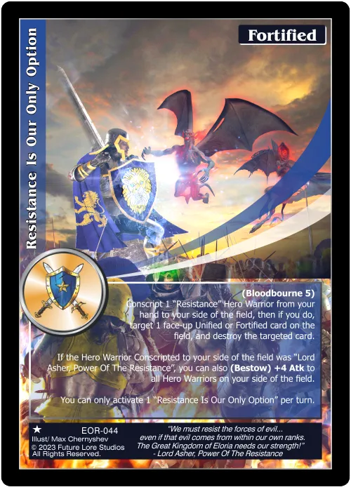 Resistance Is Our Only Option (Common) EOR-044